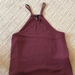 Forever 21 Burgundy Halter tank